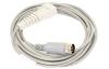 Catheter Interface Cable (Low Profile to Bridge Amp, 10 ft)