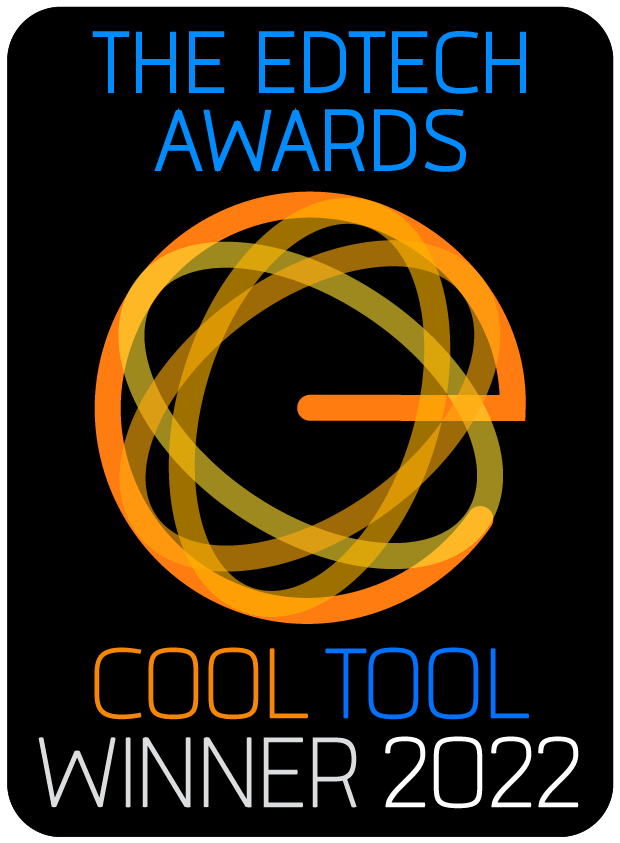 A 2022 EdTech Awards Cool Tool Winner badge.